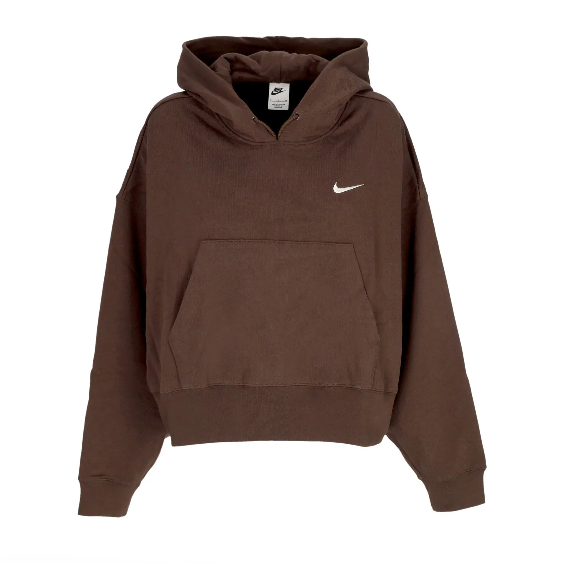 Baroque Brown/Sail Oversized Pullover Hoodie for Women by W Sportswear Jersey