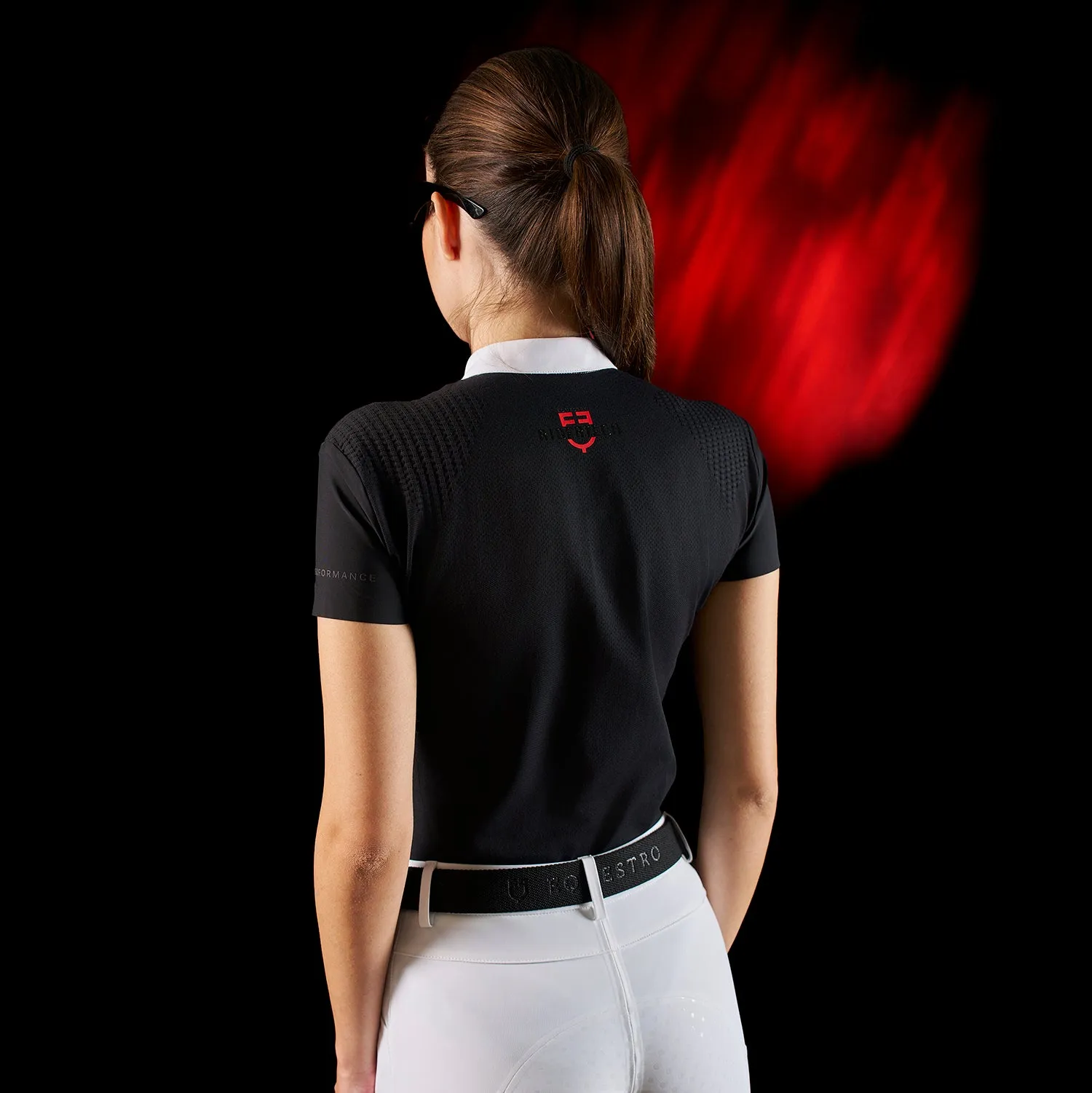 Polo donna da concorso Ridertechnology