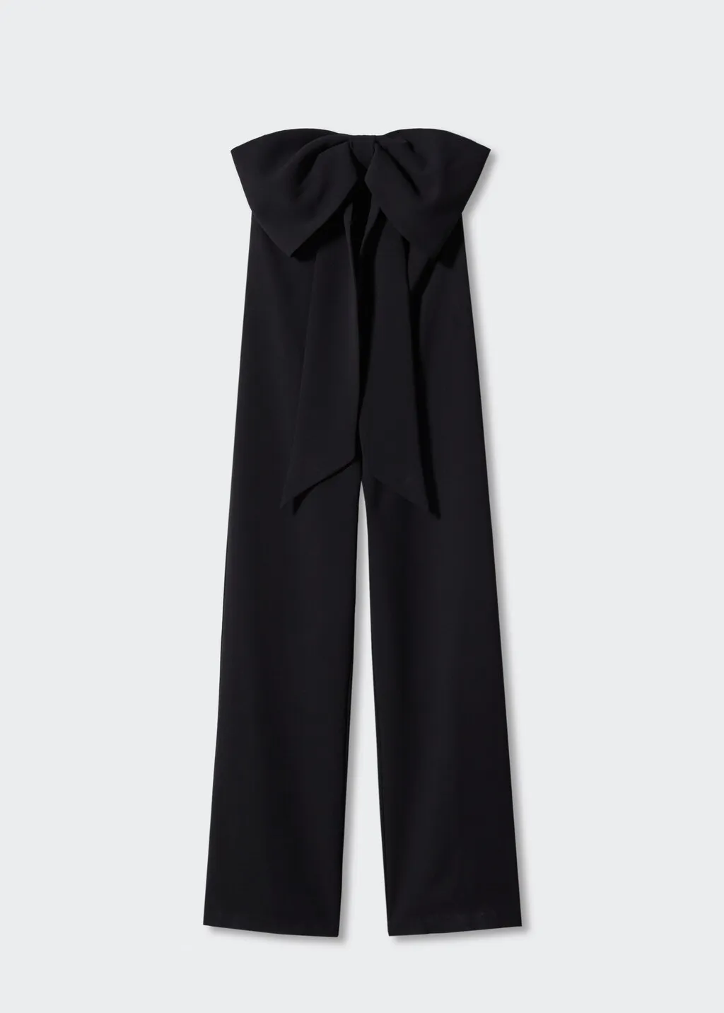 Off-Shoulder Bow Jumpsuit Dress